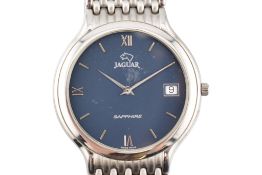 JAGUAR SAPPHIRE STAINLESS STEEL WRISTWATCH