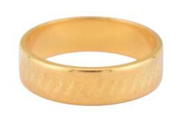 HALLMARKED 22CT BAND RING