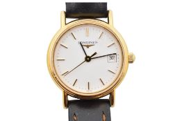LONGINES GOLD PLATES STAINLESS STEEL QUARTZ WRISTWATCH