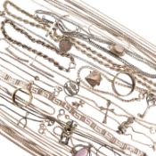 COLLECTION OF SILVER 925 JEWELLERY