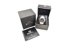 BREIL DUCATI CORSE GENTLEMANS STAINLESS STEEL WRISTWATCH