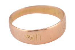 15CT GOLD MIZPAH RING