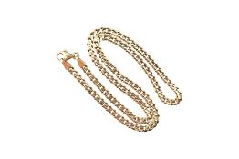14CT GOLD CURB LINKED NECKLACE CHAIN