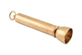 HALLMARKED 9CT GOLD SAMUEL MORDEN & CO CIGAR CUTTER