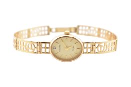 HALLMARKED 9CT GOLD ACCURIST LADIES WRISTWATCH