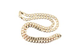 HALLMARKED 9CT GOLD CURBLINK CHAIN NECKLACE