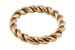 ROSE METAL BAND RING