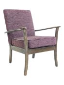 PARKER KNOLL MANNER BRITISH MODERN DESIGN - A MID CENTURY EASY ARMCHAIR