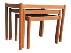 BRITISH MODERN DESIGN - 20TH CENTURY VINTAGE NEST OF TABLES