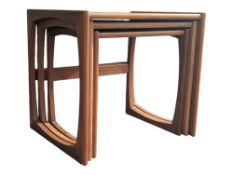 G-PLAN FURNITURE - QUADRILLE TEAK WOOD 20TH CENTURY NEST OF TABLES
