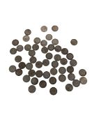 COLLECTION OF BRITISH SILVER ONE SHILLING COINS