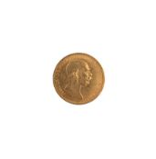 1908 AUSTRIAN EMPIRE FRANCIS JOSEPH I 20 CORONA