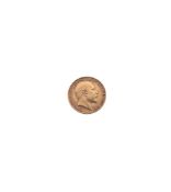 1902 EDWARD VII 22CT GOLD HALF SOVEREIGN