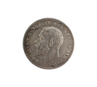1935 GEORGE V BRITISH SILVER ROCKING HORSE CROWN COIN