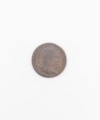 1817 KING GEORGE III COPPER HALF CROWN FORGERY