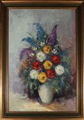 F. SZEKELY (HUNGARY, 20TH CENTURY) - OIL ON CANVAS STILL LIFE PAINTING