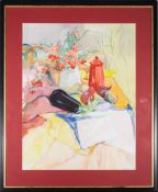 D. M. DAY (20TH CENTURY) - WATERCOLOUR ON PAPER STILL LIFE PAINTING