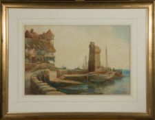 FREDERICK PAR - EARLY 20TH CENTURY WATERCOLOUR LANDSCAPE PAINTING