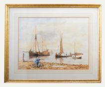IAN HUDSON (20TH CENTURY) - THE FINER POINTS, WATERCOLOUR LANDSCAPE PAINTING