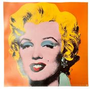 AFTER ANDY WARHOL - MARILYN MONROE (ORANGE), 1964 - PRINT ON HEAVY COVER POSTER