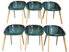 CALLIGARIS BLOOM CHAIR - SET OF SIX ITALIAN DINING CHAIRS
