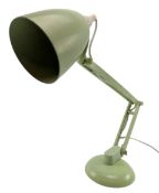 G. A. SCOTT - MAC LAMP #8 - VINTAGE DESK LAMP IN MINT GREEN