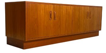 G PLAN - FRESCO RANGE - MID CENTURY TEAK LOW SIDEBOARD