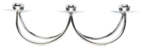 BERG, DENMARK - VINTAGE SILVER PLATED CANDELABRA CENTREPIECE