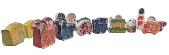 VIVIENNE BRENNAN FOR CARLTON WARE - SELECTION OF MID CENTURY 1960S CERAMIC MONEY BOXES