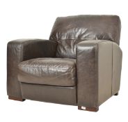 IOLONO - MODERN HIGH-END DESIGNER LEATHER CLUB ARMCHAIR