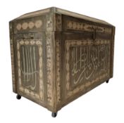 MIDDLE EASTERN ISLAMIC INSPIRED GILT PAINTED TRUNK COFFER