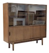 BEAVER & TAPLEY - MULTI-WIDTH - RETRO MID CENTURY TEAK DISPLAY CABINET