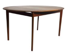 DANISH MODERN DESIGN MID CENTURY TEAK EXTENDING DINING TABLE