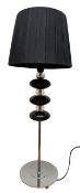 ITALIAN VINTAGE MID CENTURY STYLE CHROME & GLASS DESK LAMP