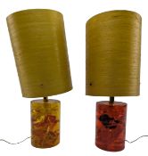 PIERRE GIRAUDON - PROVA LIGHTING - SHATTERLINE - PAIR OF MID CENTURY DESK RESING LAMPS