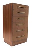 WILKINS FOR G PLAN - FRESCO RANGE - TEAK CHEST OF DRAWERS
