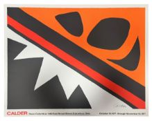 LARGE ALEXANDRA CALDER PACE / COLUMBUS EXHIBITION POSTER 1971