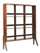 THE PENGUIN BOOKSHELF - MID CENTURY WALNUT BOOKSHELF