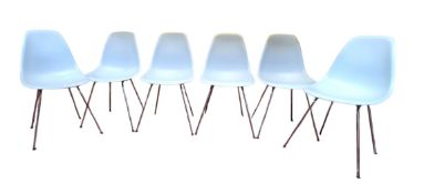EAMES FOR VITRA - SET OF SIX DESIGNER DINING CHAIRS