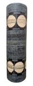 HONOUR CURTIS FOR TROIKA - VINTAGE CORNISH STUDIO POTTERY VASE OF CYLINDRICAL FORM