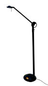 20TH CENTURY PAINTED BLACK ARTICULATED FLOOR STANDARD LAMP