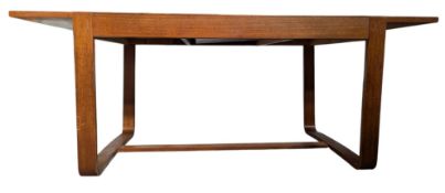 GUNTHER HOFFSTEAD - EXTENDABLE TEAK DINING TABLE FOR UNIFLEX