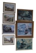 RAILWAYANA - MIXED SELECTION OF RAILWAY PRINTS