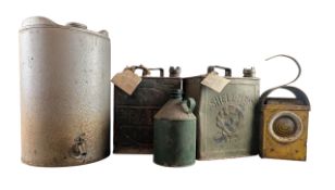 MOTORING INTEREST - SELECTION OF PETROL / OIL CANS
