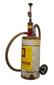 SHELL SELF-MIX - MID CENTURY GARAGE FORECOURT OIL PUMP