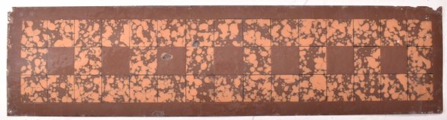 VINTAGE 20TH CENTURY ENAMEL WALL SIGN / PANEL