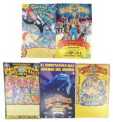 RINGLING BROS & BARNUM - FIVE 1980S CIRCUS POSTERS