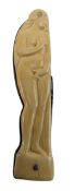 EARLY 20TH CENTURY IVORINE PENKNIFE IN THE FORM OF A NUDE LADY