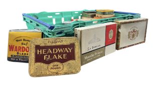 TINS & PACKAGING - TOBACCIANA & SHAVING INTEREST - SELECTION OF ADVERTISING