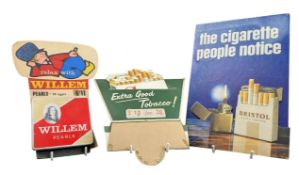 TOBACCIANA - THREE DIE-CUT / 3D ADVERTISING SHOWCARDS